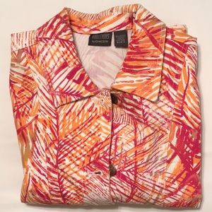 NWT Additions by Chico’s Fuchsia Rose Jacket Sz 2